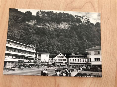 Ansichtskarte Vaduz Hotel Engel Und Hotel Real Kaufen Auf Ricardo