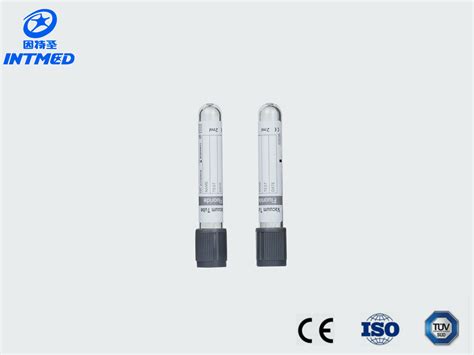 Disposable Vacuum Blood Collection Tube Sodium Fluoride Potassium