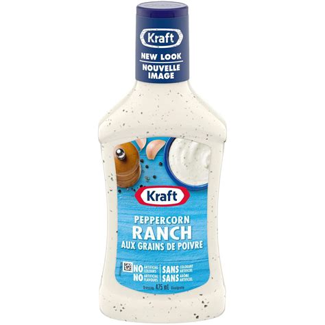 Kraft Aderezo De Peppercorn Ranch 161 Fl Oz Importado De Canadá Yaxa