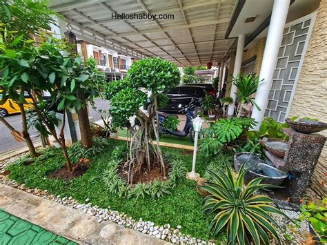 Contoh Dan Cara Desain Taman Depan Tanpa Pagar Homesdesign