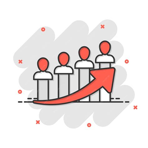 Icono de rendimiento en estilo cómic ilustración de dibujos animados de