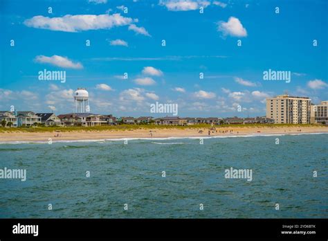 The Very Beautiful Town Of Wilmington Beach North Carolina Stock Photo