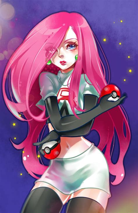 Jessie Team Rocket Pokemon Fanart Jessie Pokemon Jessie Team Rocket Cute Pokemon