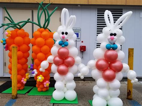 Easter Bunny In Balloons By Balloons By Night Moods In Juneau Alaska