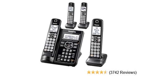 User Manual Panasonic Kx Tgf544b Cordless Phone With Answering Machine 4 Handsets Manualsfile