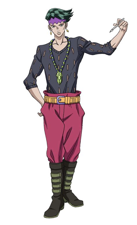 File:Rohan CT Outfit Anime.png - JoJo's Bizarre Encyclopedia | JoJo Wiki