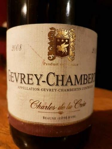 Charles De La Crea Gevrey Chambertin Vivino Australia