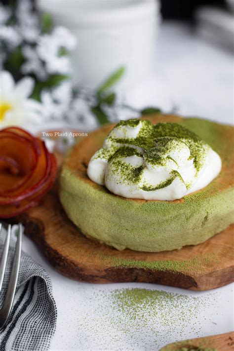 One Egg Matcha Soufflé Pancake Two Plaid Aprons Recipe Souffle