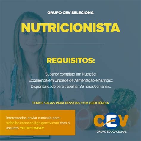 Nutricionista Em Teresina Pi Themos Vagas Empregos E