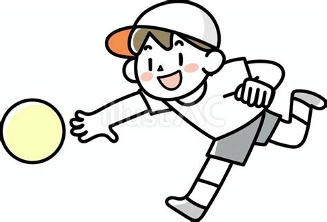 ドッジボールでボールを投げる男の子イラスト No 23232849無料イラスト フリー素材ならイラストAC