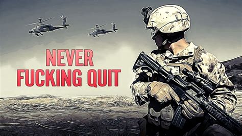 Us Marine Corps Never Fcking Quit Usmc Motivation 2022