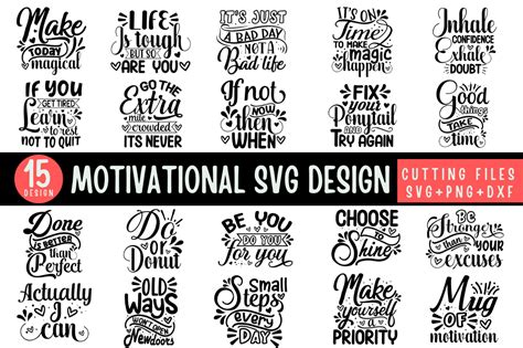 Motivational SVG Design Motivational Graphic By TinyactionShop