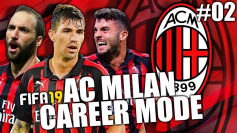 FIFA 19 AC MILAN CAREER MODE 02 GOAL OF THE SEASON YouTube