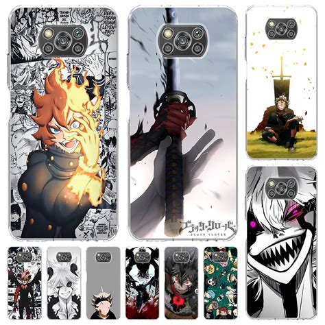 Black Clover Anime Case For Xiaomi Poco X X Nfc M X Pro G M F