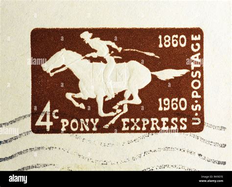 Pony Express Rider Hi Res Stock Photography And Images Alamy