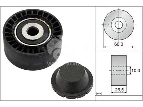 Купить Ролик обводной приводного ремня Krauf RKZ1282JG в Москве по цене