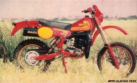 Maico 490 Old Cycle Mx Bikes Enduro Motorcycle Vintage Motocross