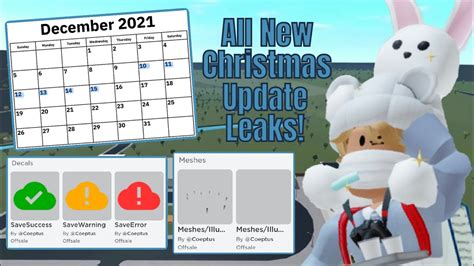 Bloxburg Christmas Update Leaks And Release Date Youtube