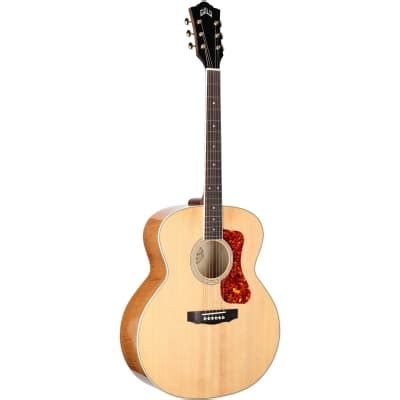 Guild F 250E Deluxe Jumbo Acoustic Electric Guitar Blonde Reverb