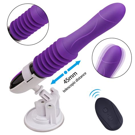 Máquina sexual telescópica para mujeres consolador vibrador automático