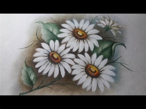 Como Pintar Margaridas Pintura Em Tecido Luciana Dalponte YouTube