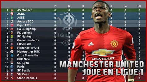 MANCHESTER UNITED EN LIGUE 1 FIFA 17 CARRIERE MANAGER YouTube