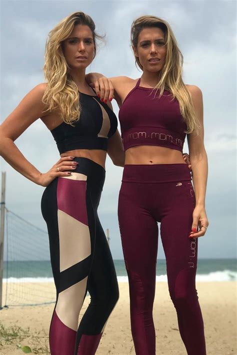 Bia E Branca Feres Treinam Na Praia E Exibem Corpos Sequinhos