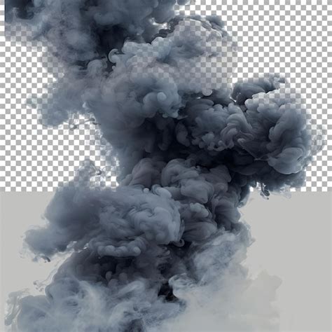 Premium PSD Smoke Effect On Transparent Background Ai Generated