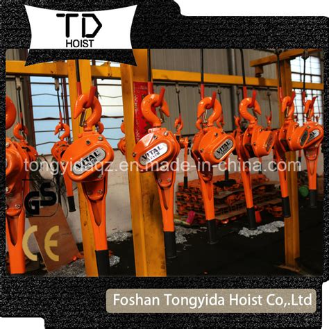 0 75ton 6ton Vital Brand Lifting Hoist Lever Block With G80 Load Chain