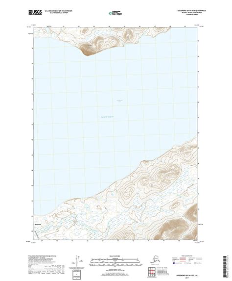 Usgs Topo Map Goodnews Bay A Se Southwest Alaska Topo Maps