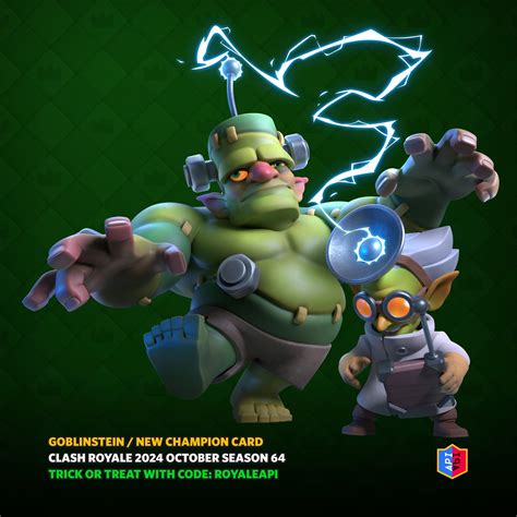 Goblinstein October 2024 Season 64 Clash Royale News Blog RoyaleAPI