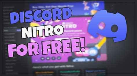 How To Get Discord Nitro For FREE YouTube