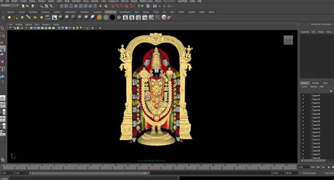 God Thirupathi Venkateswara Balaji 3d Model Cgtrader