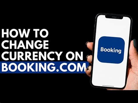 How To Change Currency On Booking Youtube