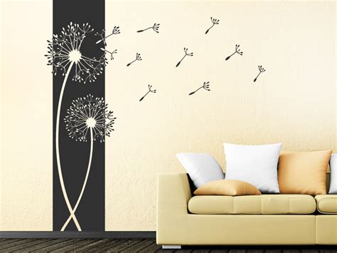 Wandtattoo Banner Pusteblume Mit Samen Bei Homestickerde