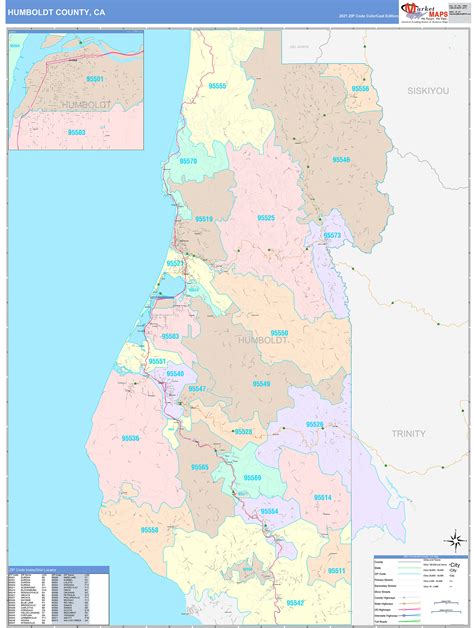 Humboldt County Map