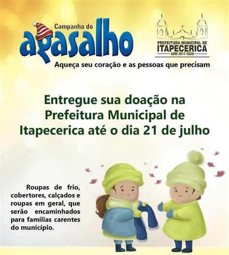 Prefeitura Municipal De Itapecerica MG Prefeitura Promove Campanha