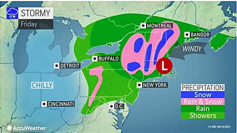 Storm System Will Bring Soaking Rain Throughout Region Accumulating Snow In Some Areas