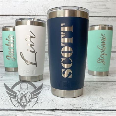 Personalized Yeti Tumbler Custom Yeti Rambler Laser Etsy