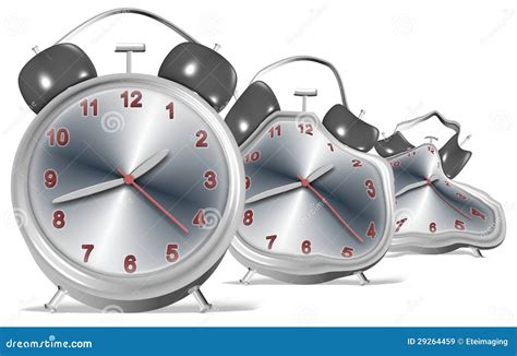 Melting clocks stock illustration. Illustration of watch - 29264459