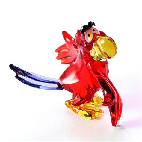 Swarovski Aladdin Iago Figurine Red Crystals For Sale