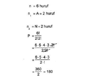 Contoh Soal Permutasi Beserta Pembahasan Jawabannya News On Rcti