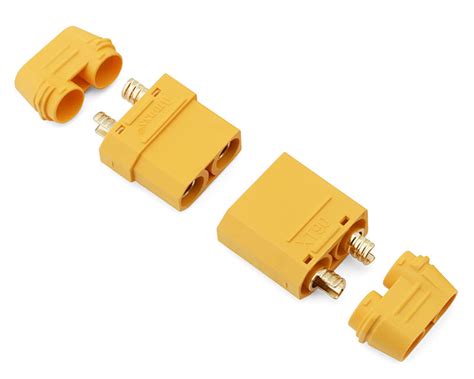 Коннекторы разъемы Amass XT90H Anti-Slip Male and Female Yellow 4.5mm ...