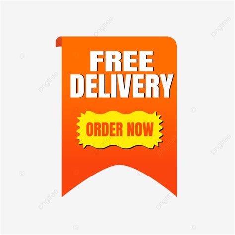 Free Home Delivery Sticker Design Label Vector Free Home Delivery