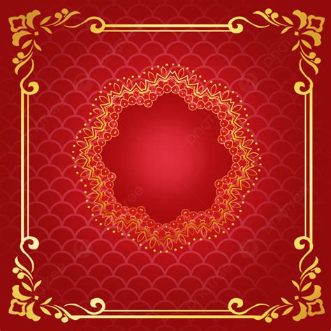 Chinese Style Gorgeous Wedding Album Invitation Vector Background ...