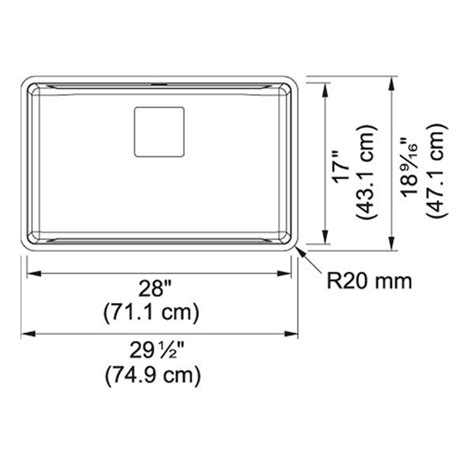 Franke Pescara Ptx Ca Single Bowl Undermount Stainless Steel Sink