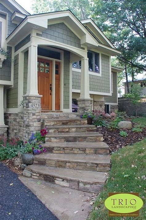 Cool 80 Gorgeous Wooden And Stone Front Porch Ideas 2017 09 17 80 Gorgeous