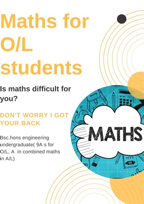 Maths Classes For O L Students Sinhala English Medium Mathematics