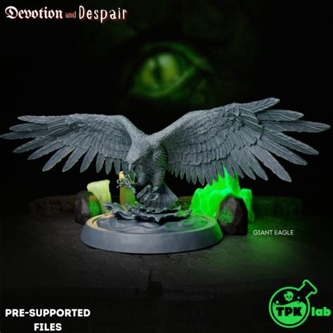 Giant Eagle Miniature Fantasy Tabletop RPG Dnd 5e D&D - Etsy