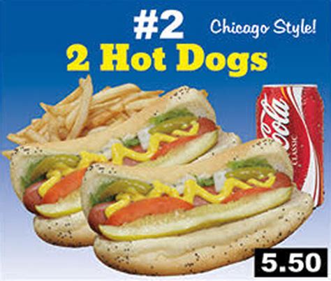 Joeys Red Hots Hot Dog Meal Joeys Red Hots And Pizza